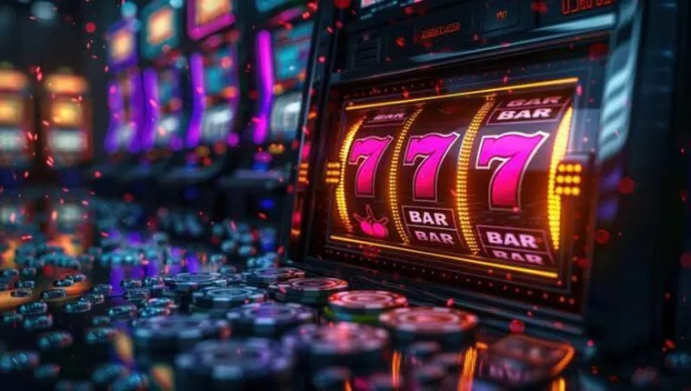Person using a smartphone to play vip777 online casino games, showcasing mobile app