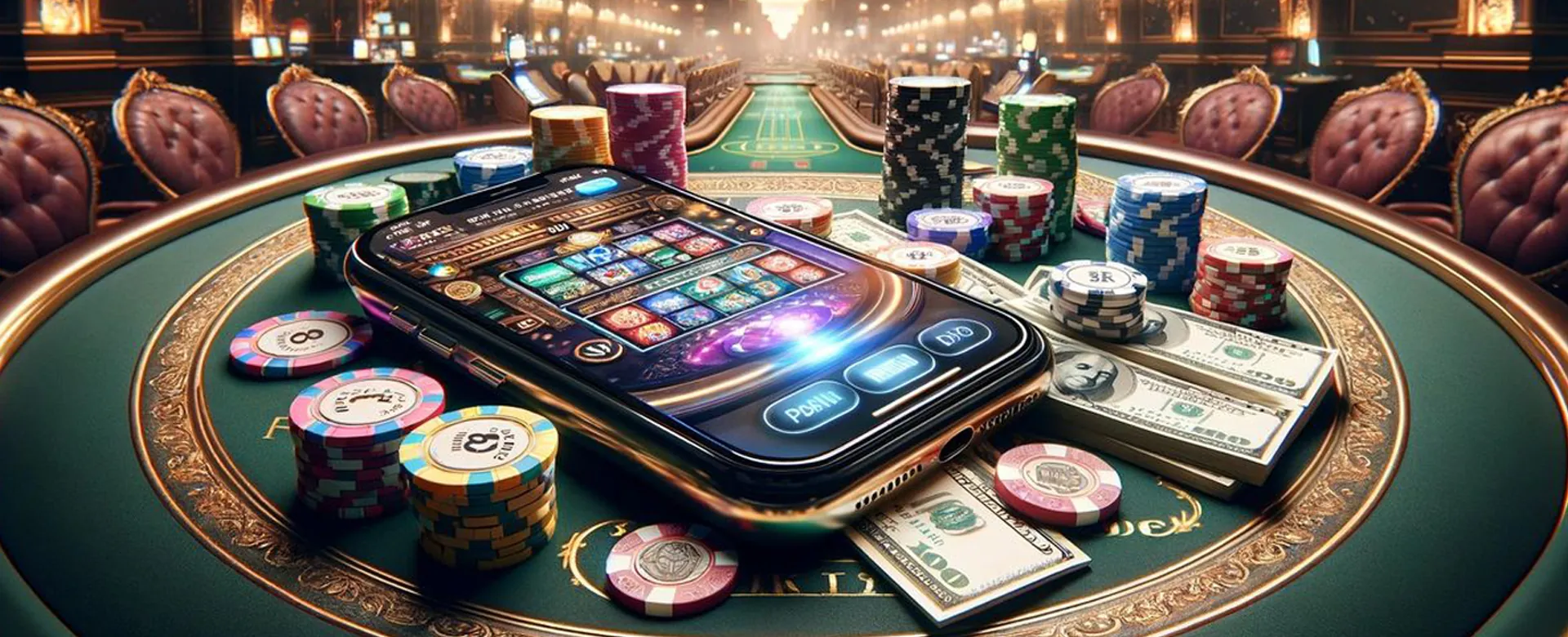 Hero image showing various exciting vip777 casino games and a vibrant online casino atmosphere